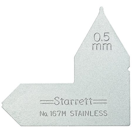 STARRETT Radius Gage 167M-1/2